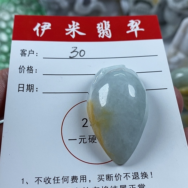 翡翠颈饰未镶嵌翡翠102