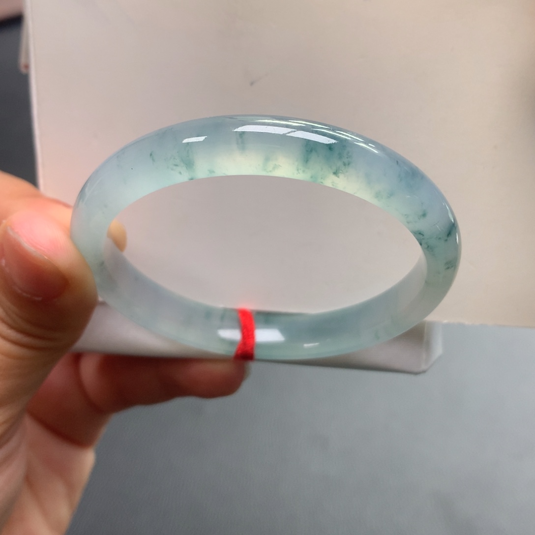 翡翠未镶嵌手镯19号51.5正刚子小苍蓝完美强推（20多万品质）捡漏