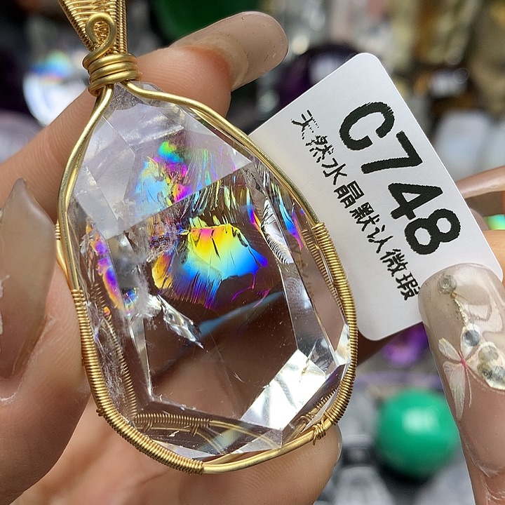 水晶吊坠未镶嵌水晶