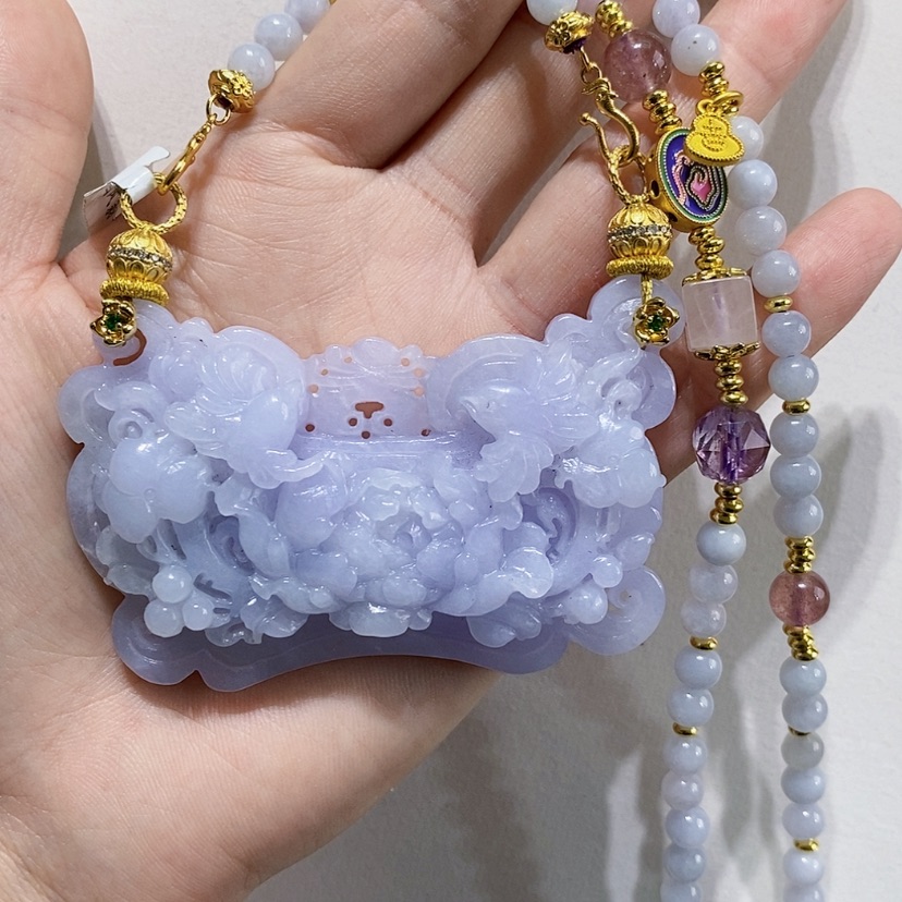 【闪购商品】翡翠未镶嵌颈饰