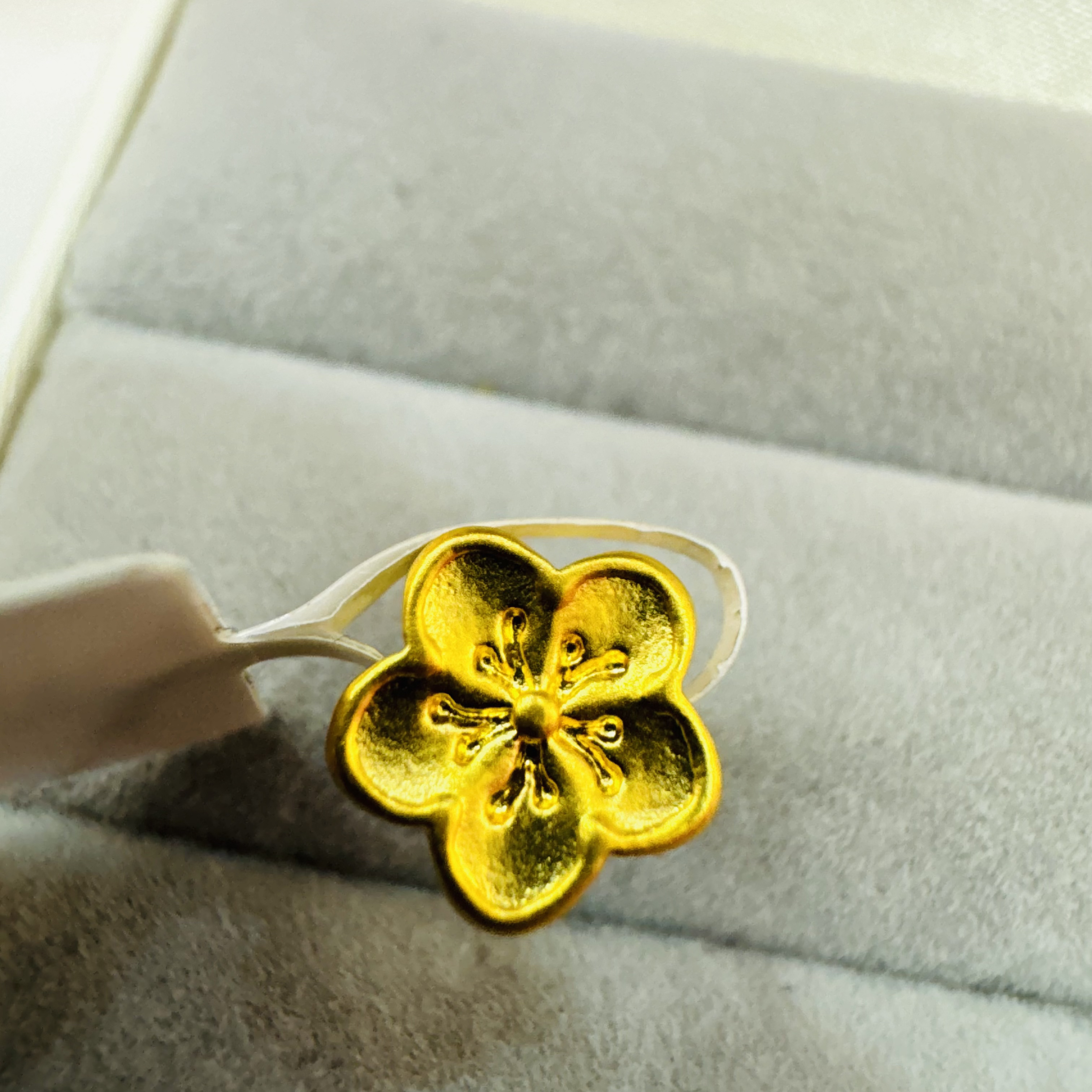 【莹莹专享】足金999饰品 大桃花 0.30 GP