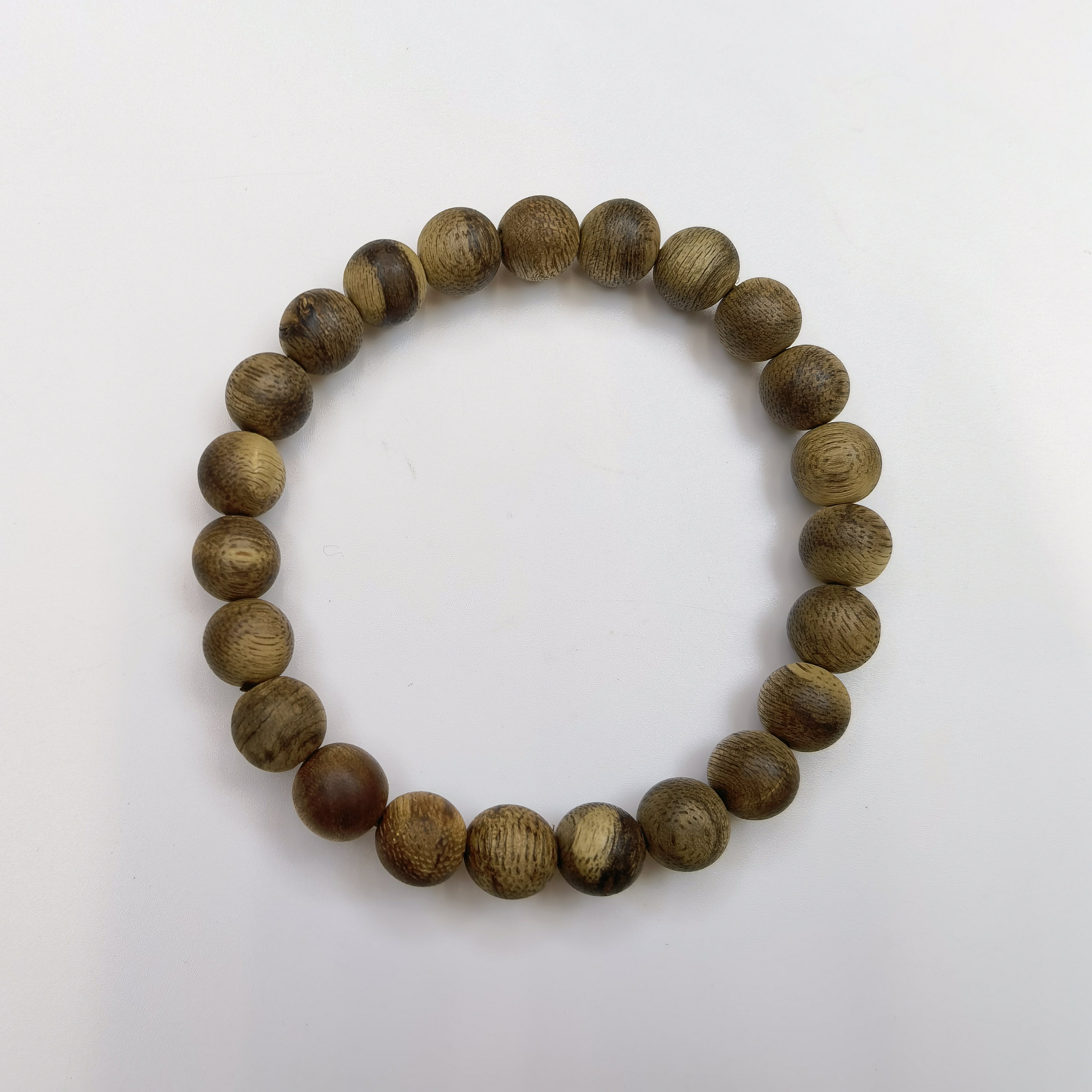 沉香海南鹧鸪斑0.8cm单圈九五沉手串