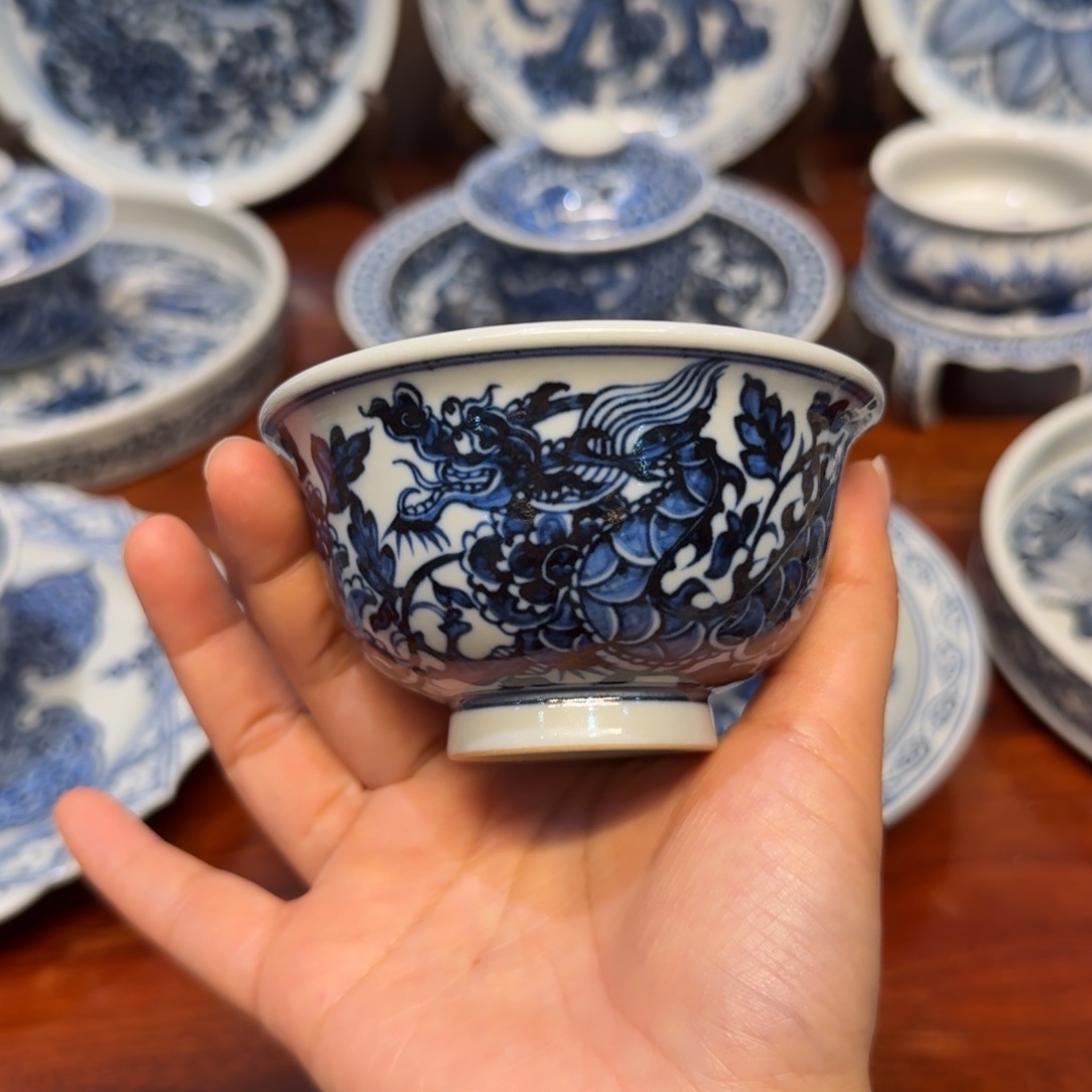 手工手绘压手杯微瑕