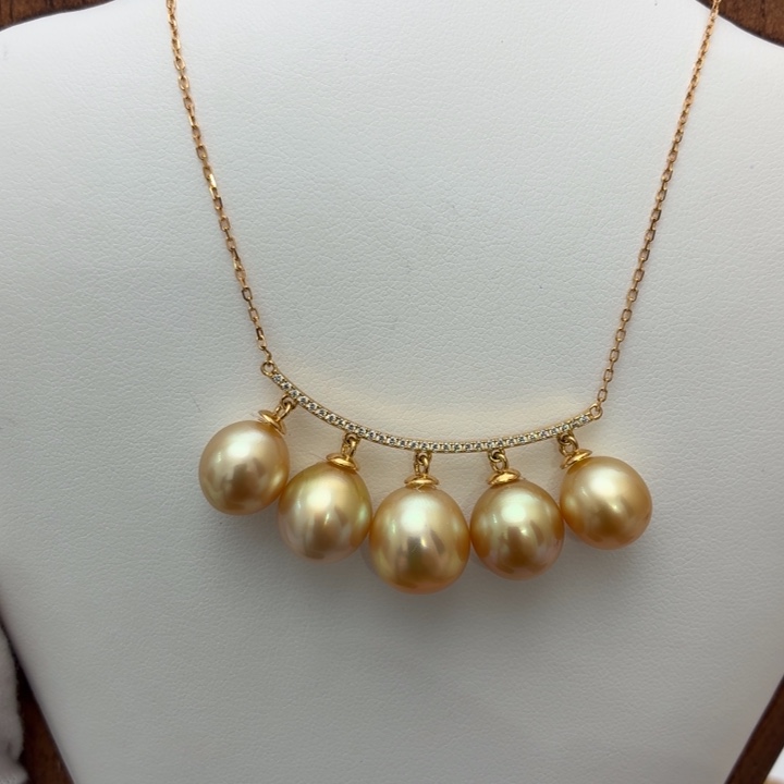 颈饰海水珍珠银S925镶嵌