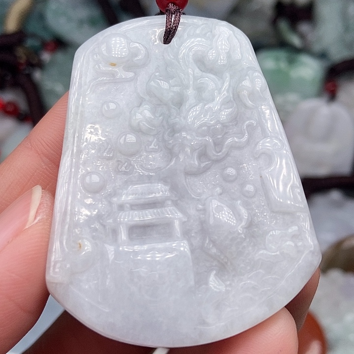 颈饰未镶嵌翡翠翡翠