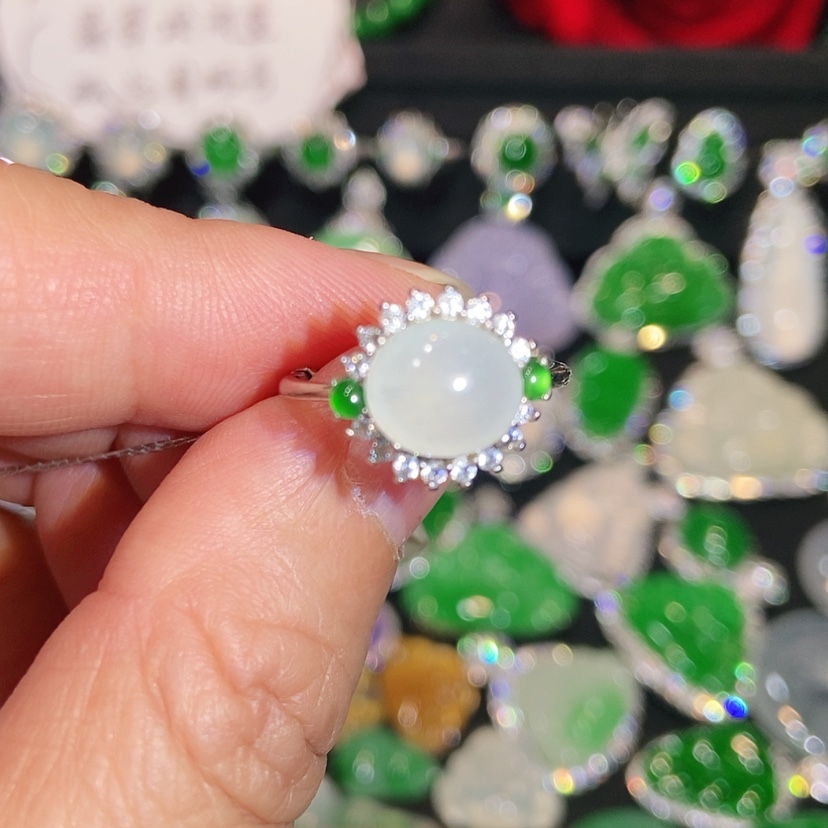 【闪购商品】未镶嵌戒指翡翠天然翡翠