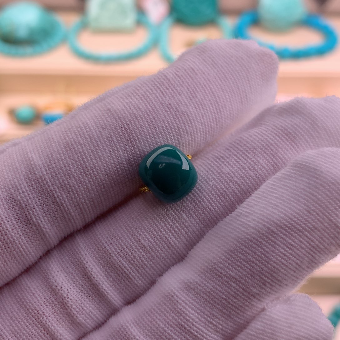 绿松石珠宝奇石未镶嵌9.4-8.2