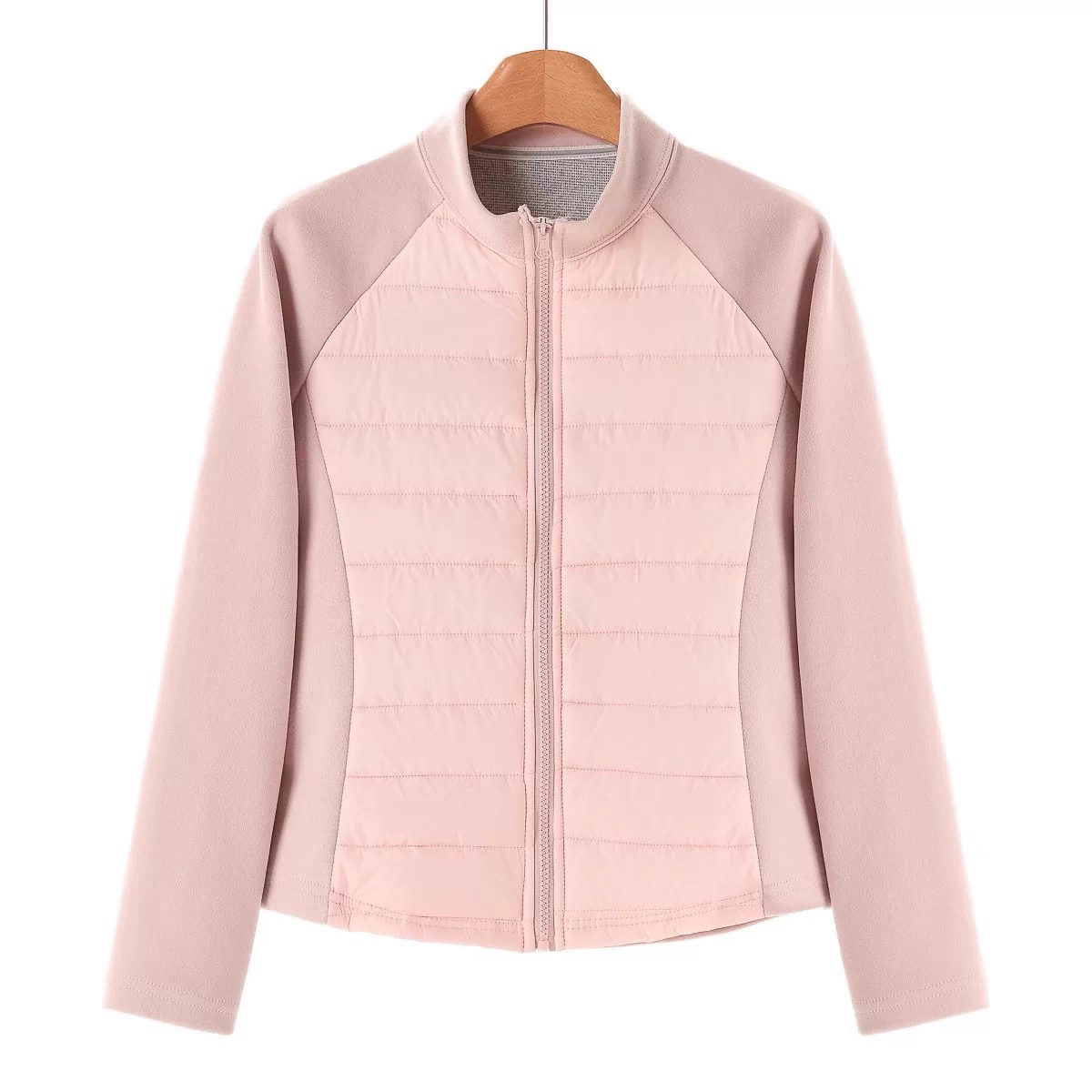 酷芭芭～女款温变羊暖绒棉服立领防风保暖科技面料简约外套