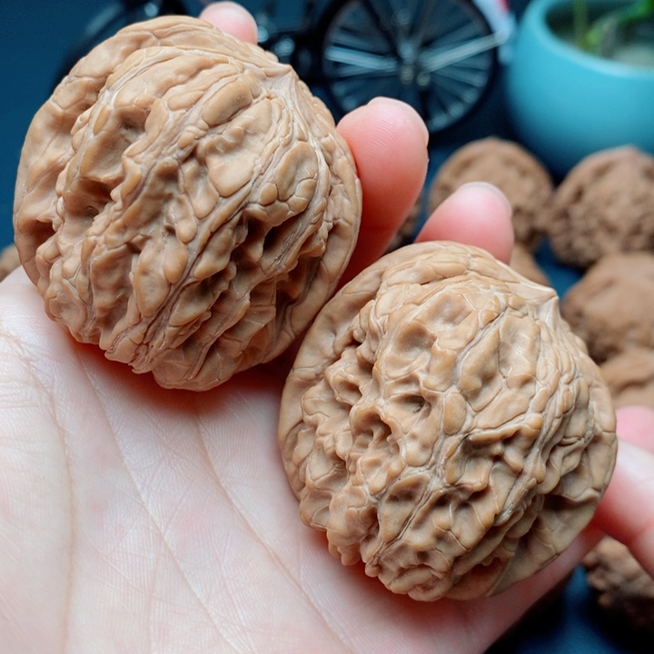 文玩核桃把件门墩44全品