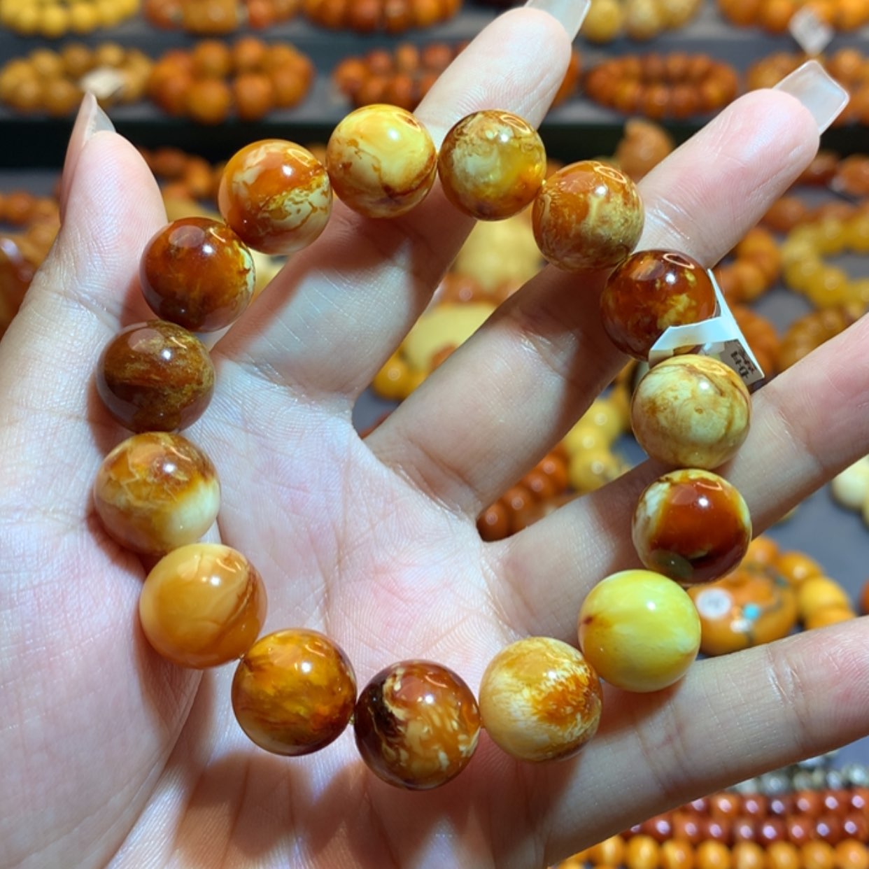 【闪购商品】未镶嵌蜜蜡手串蜜蜡手串