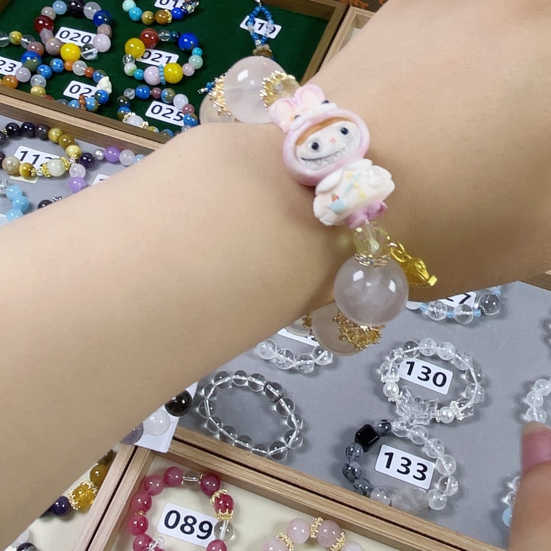 水晶手链银S925镶嵌