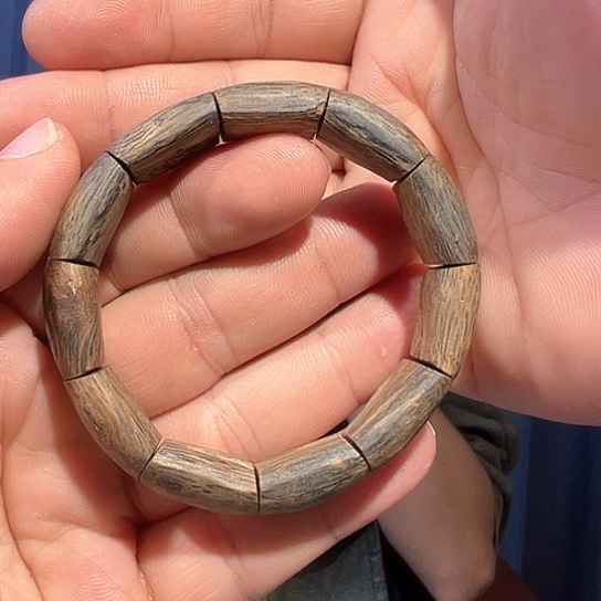 沉香手串居***购乌身手镯多样性发货1条