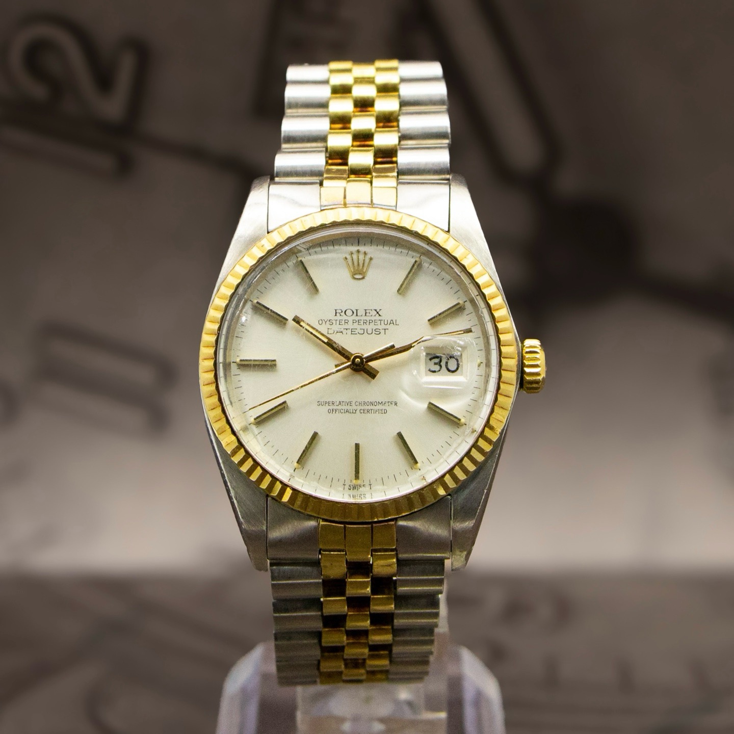 90新 Rolex/劳力士 日志系列/16013/36mm/全套