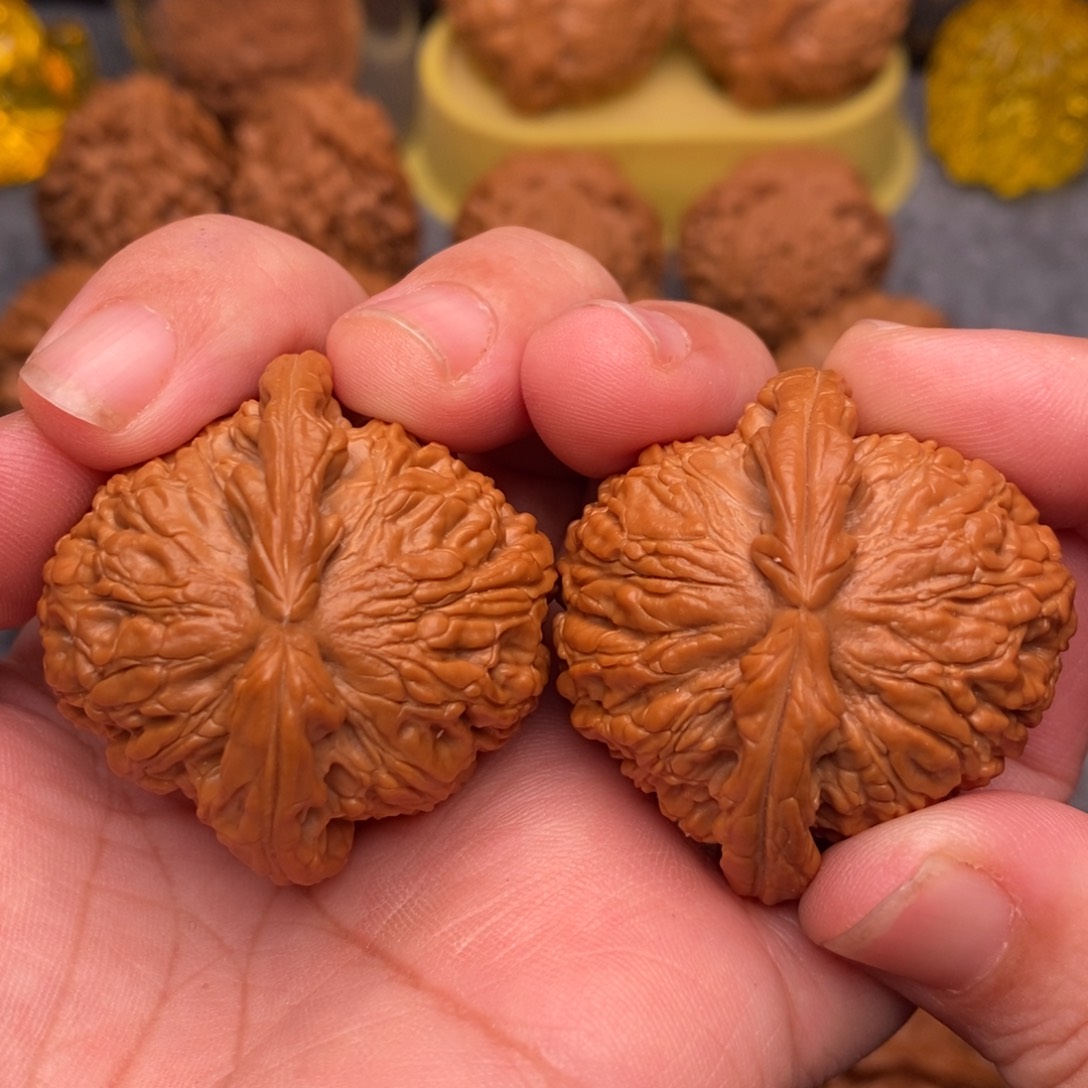 文玩核桃把件41全品绝配白狮子