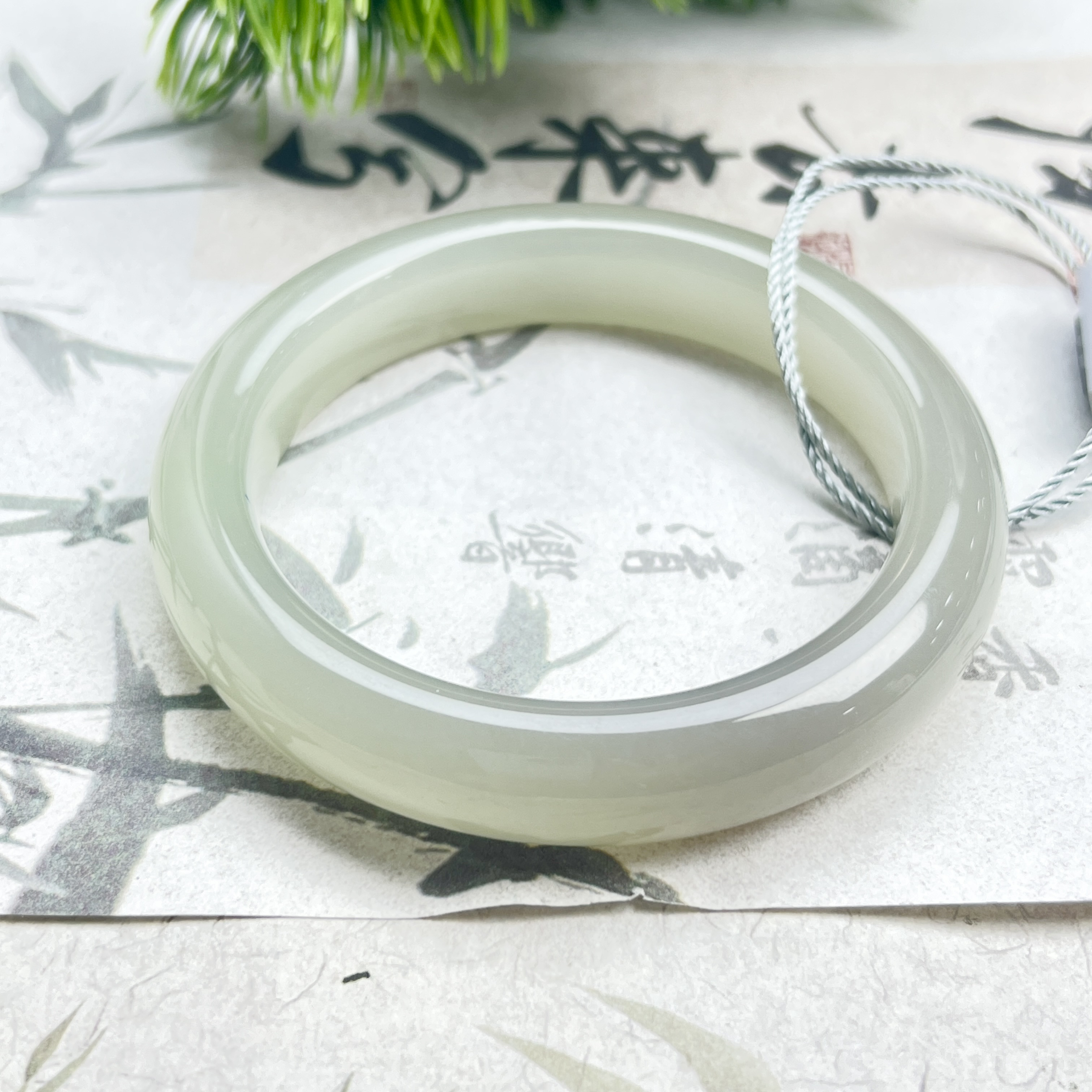 ZHZ3和田玉手镯（57圈口）