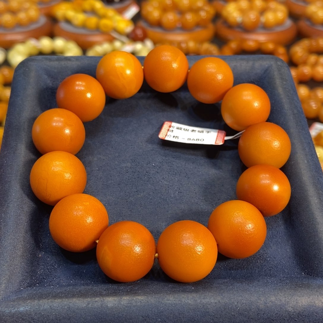 蜜蜡手链未镶嵌蜜蜡