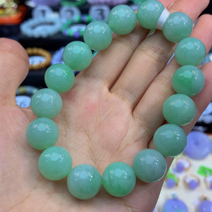 翡翠未镶嵌耳饰翡翠13