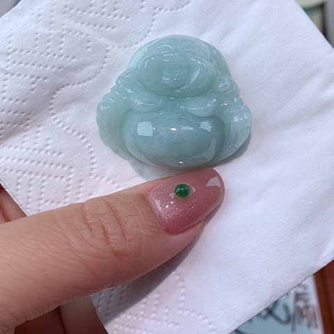 颈饰未镶嵌翡翠佛公