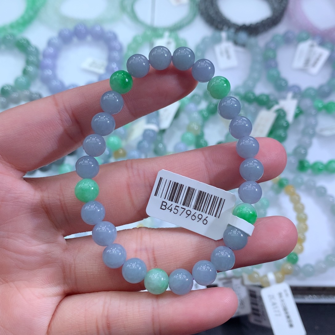 翡翠手链未镶嵌天然