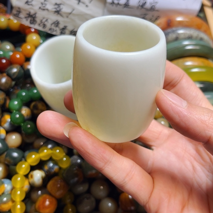 蛇纹石玉手链合金