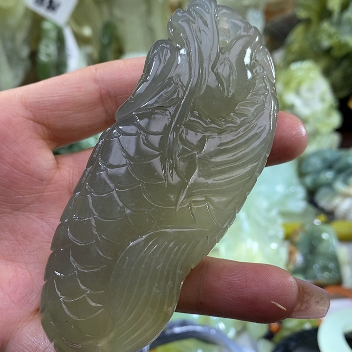 岫玉岫玉手把未镶嵌