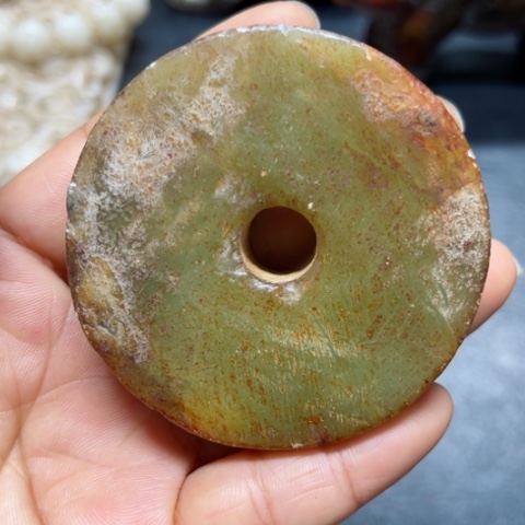 吊坠白玉菩提把件