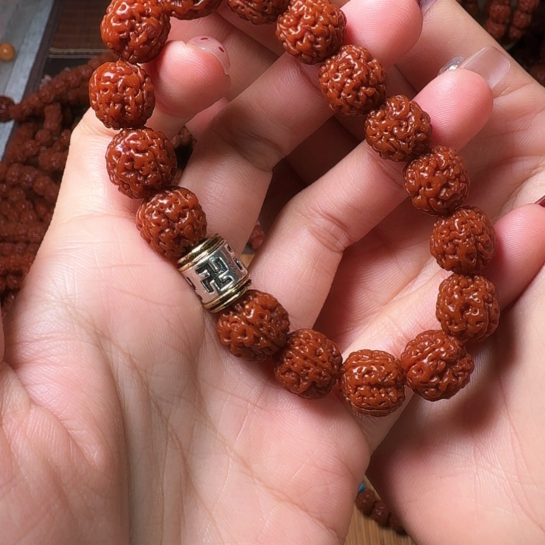 金刚菩提吊坠盘龙单圈