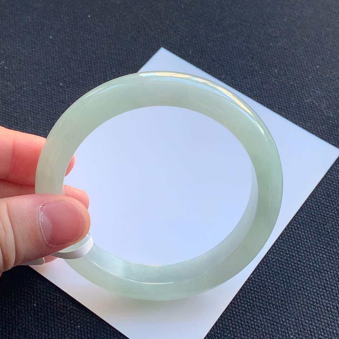 翡翠未镶嵌手镯16号