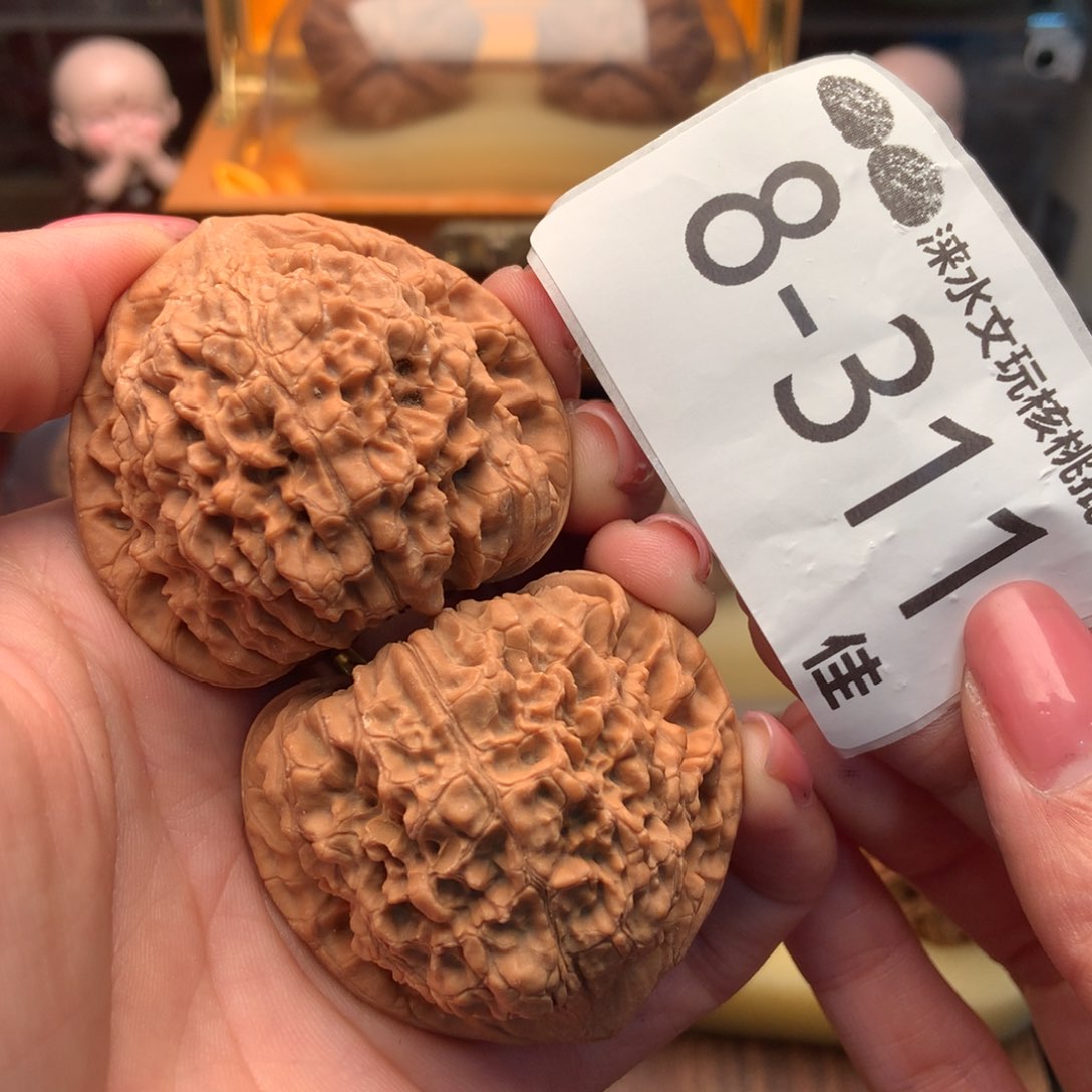 文玩核桃把件46官帽