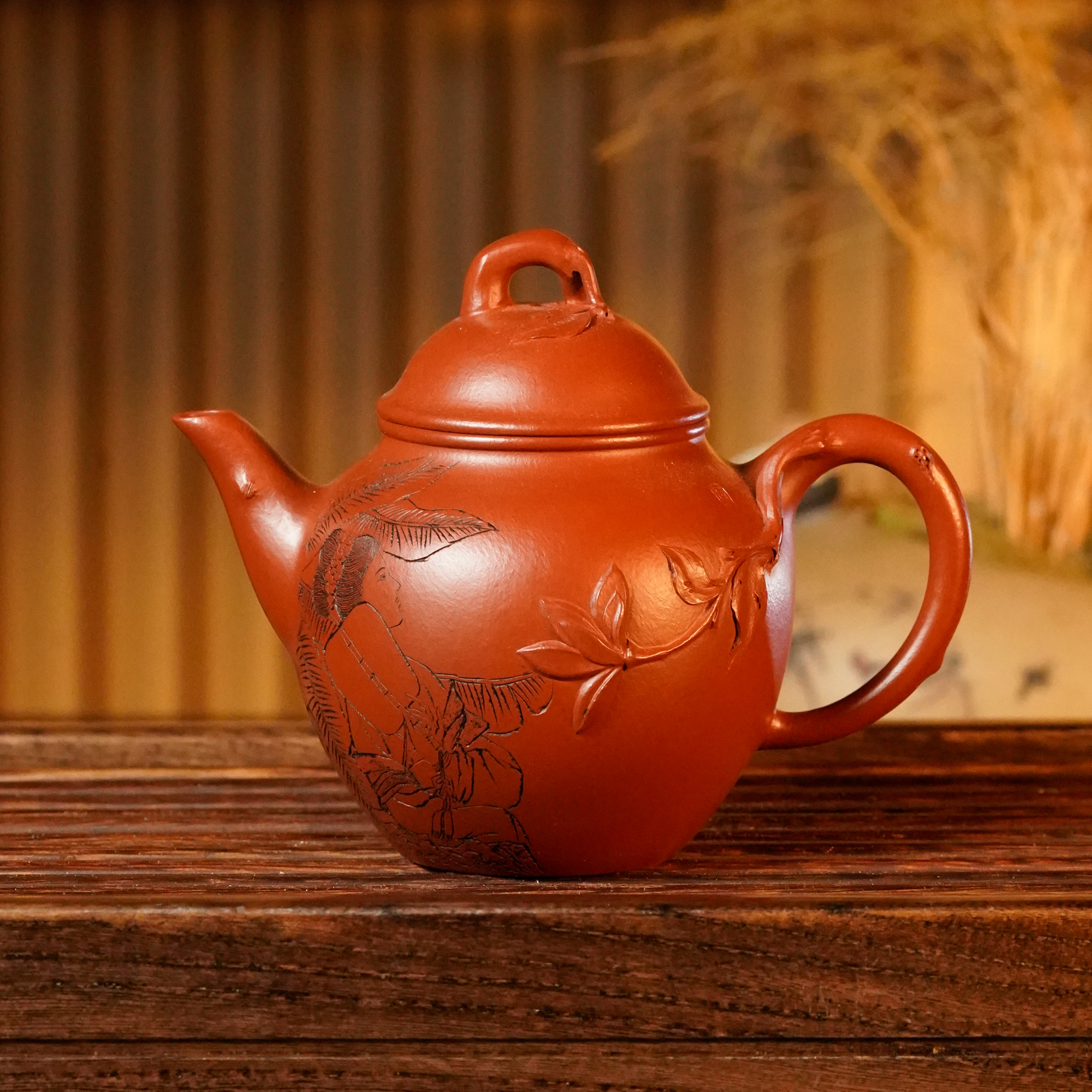 LLK-030   李立科  宜兴手工紫砂    秋水芙蓉