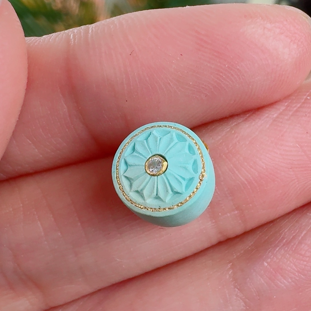 未镶嵌绿松石珠宝奇石