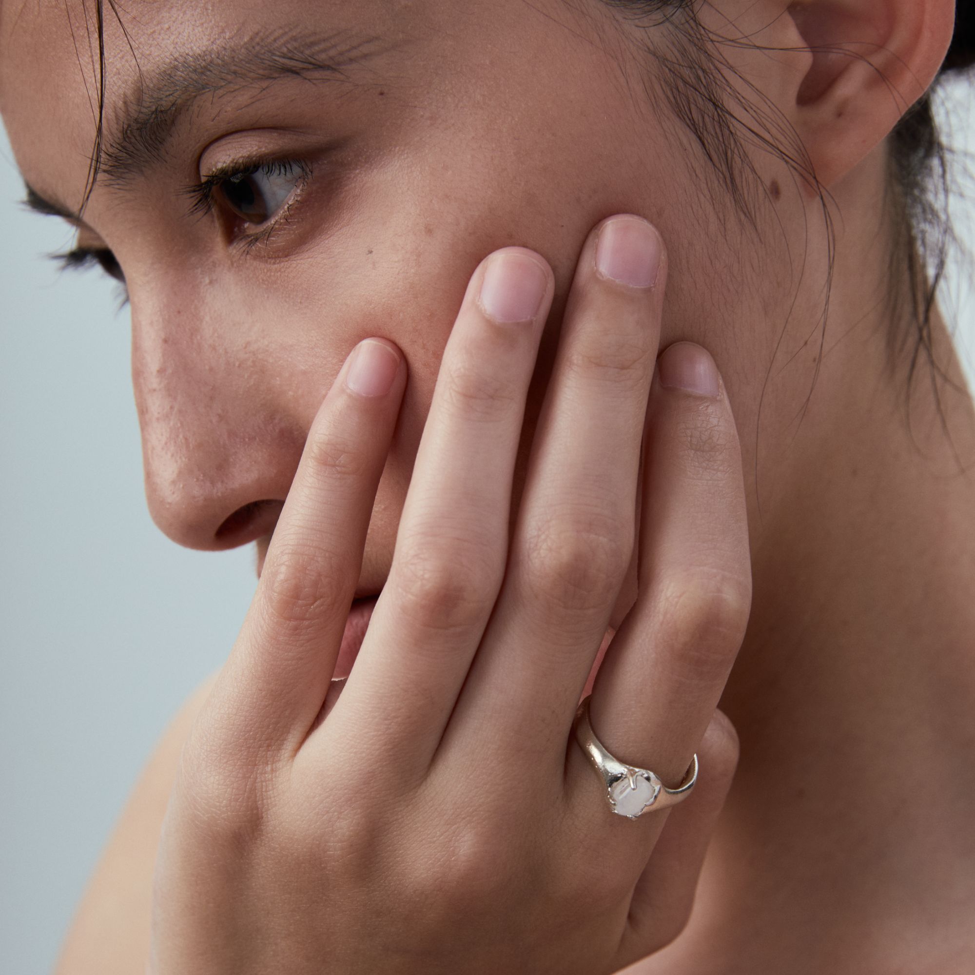 925银戒指 Ree counter相遇永恒之露925银戒指小众男女开口指环