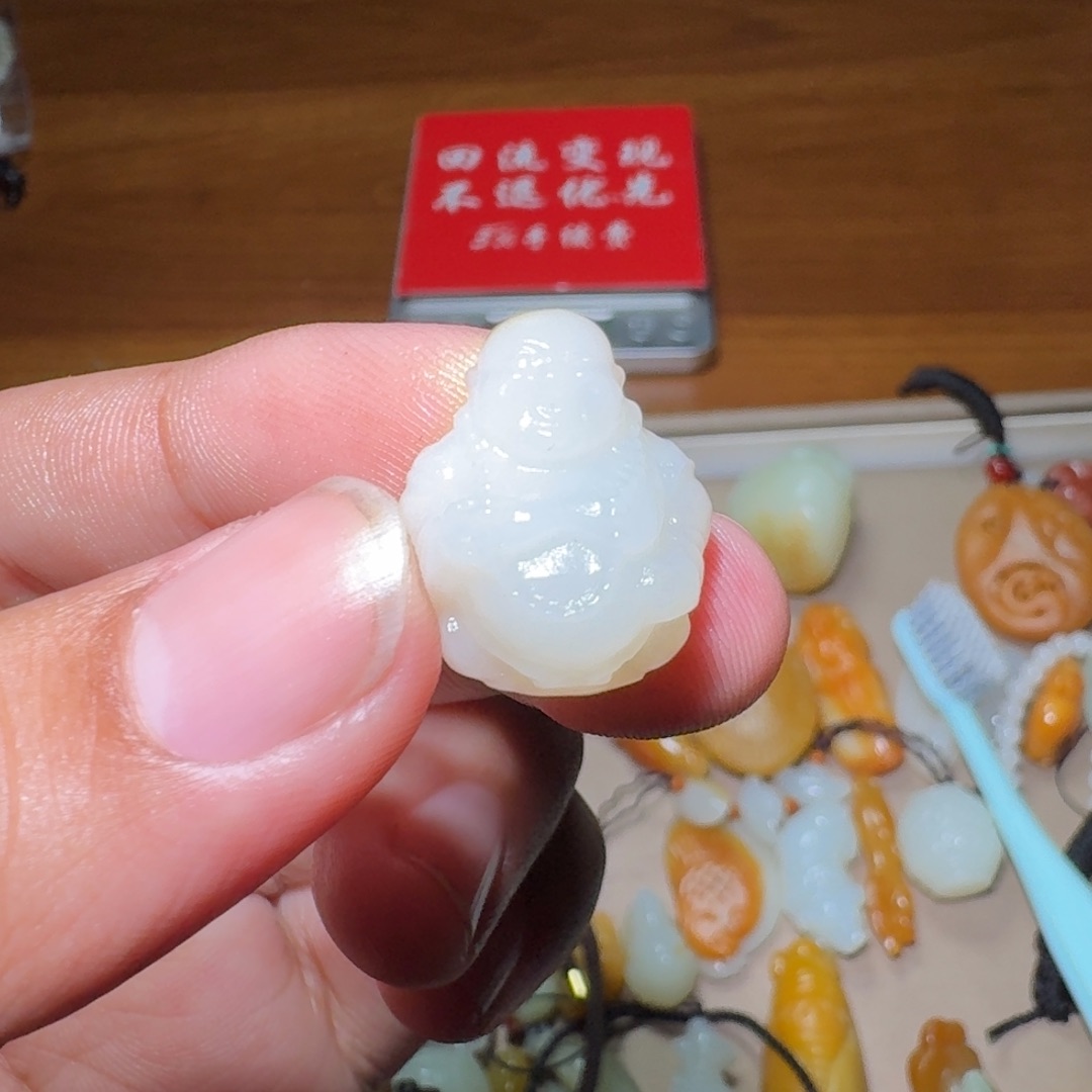 和田玉颈饰未镶嵌微**徐