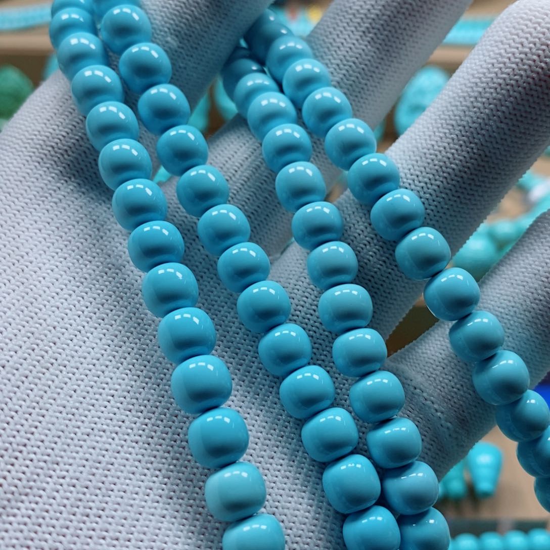 绿松石珠宝奇石未镶嵌阿**洋