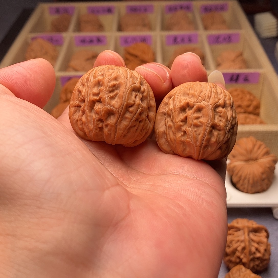 力***.把件文玩核桃平谷元宝