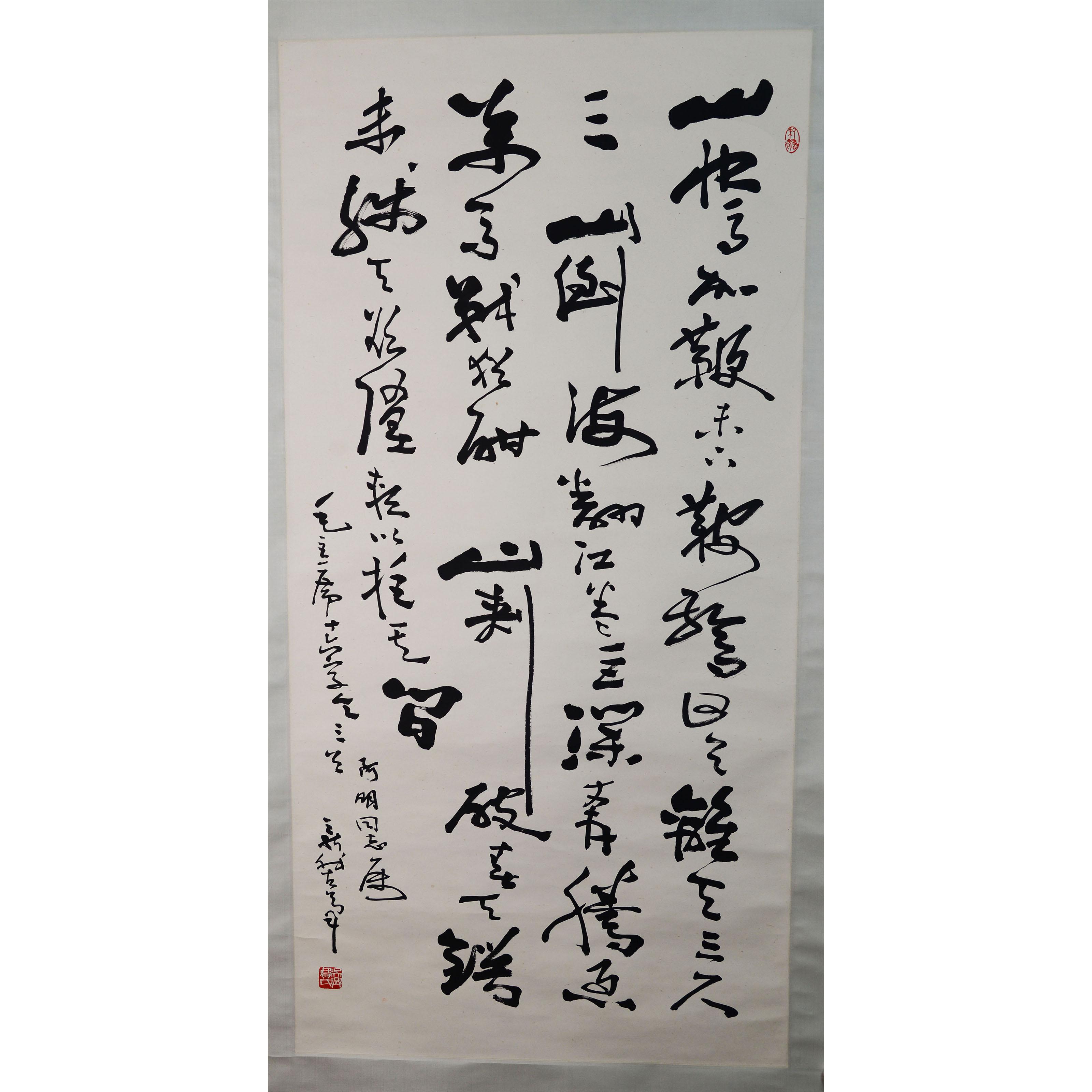 D17 7新我书法 纸本立轴