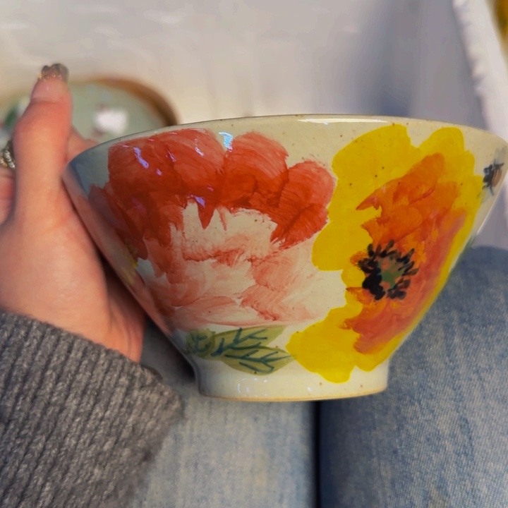 瓷片景德镇陶瓷手工手绘