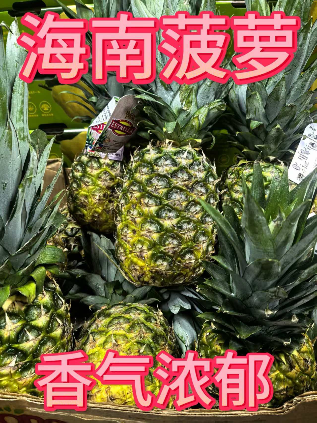 海南新鲜凤梨香甜多汁当季热带水果