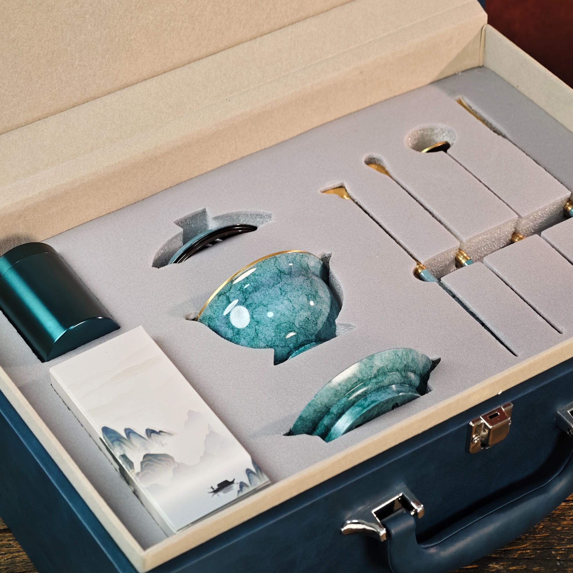 闻思香堂【禅茶一味】香篆礼盒 香篆套装 香薰工具