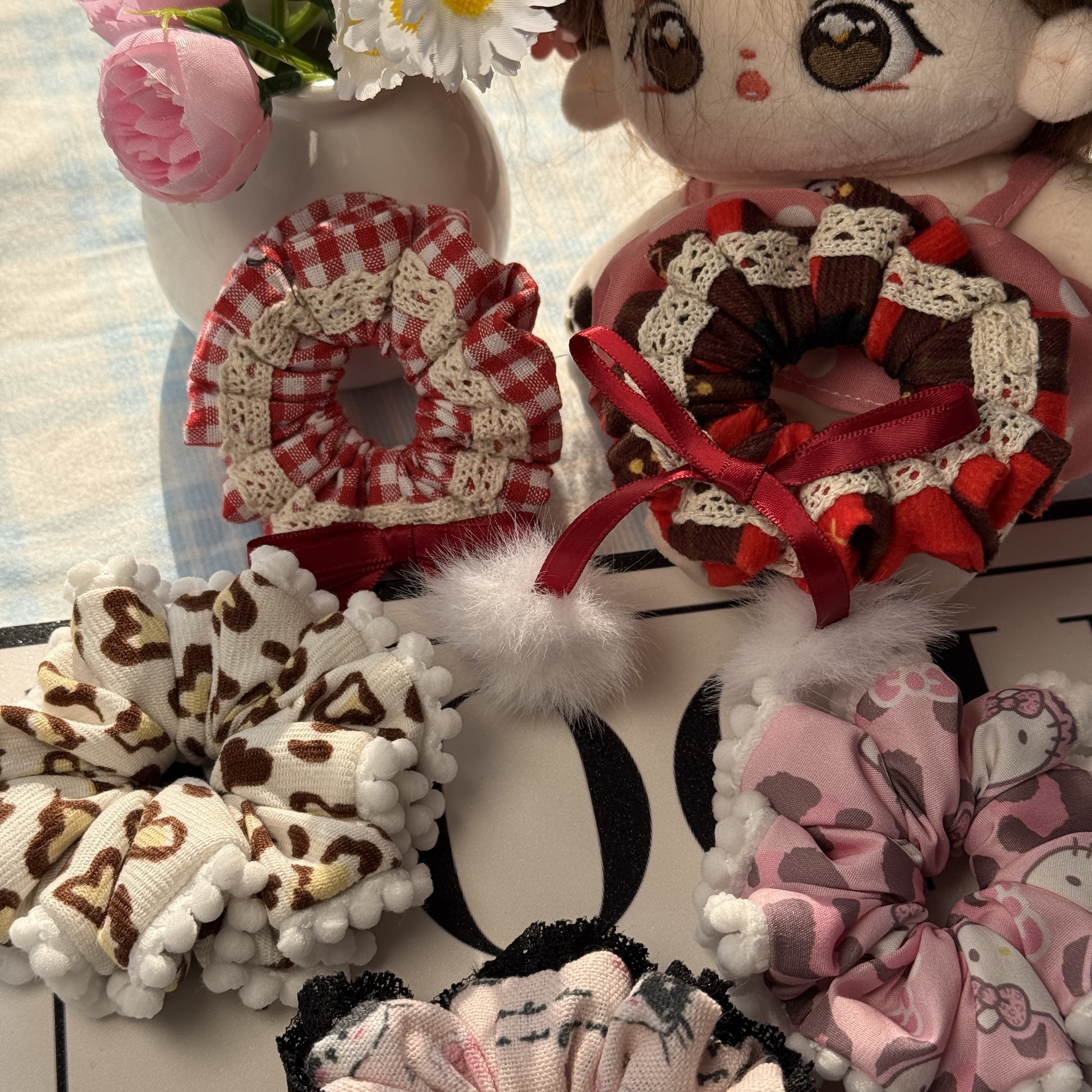 手作拇指发圈1-6岁直径8-9cm拇指圈口满30包邮