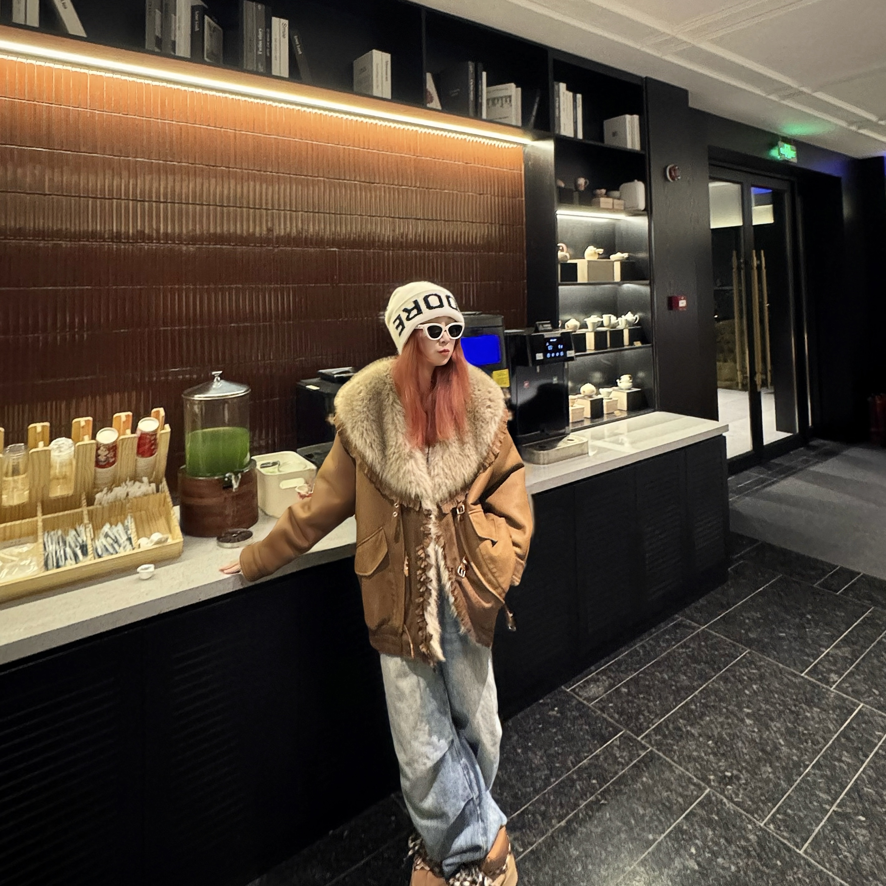 【松弛老钱】/winter中长款洋气休闲冬爆款时尚保暖女宽松外套