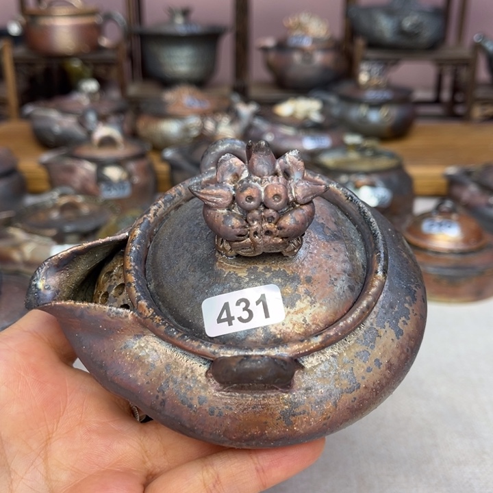壶裸柴烧陶瓷茶具