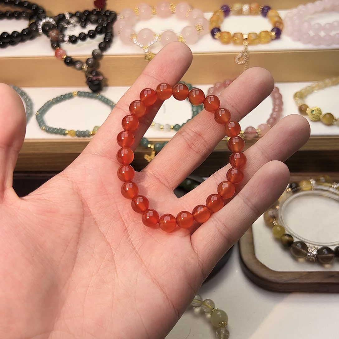 玛瑙/玉髓手串未镶嵌