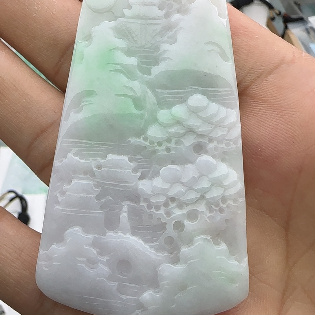 翡翠未镶嵌颈饰翡翠