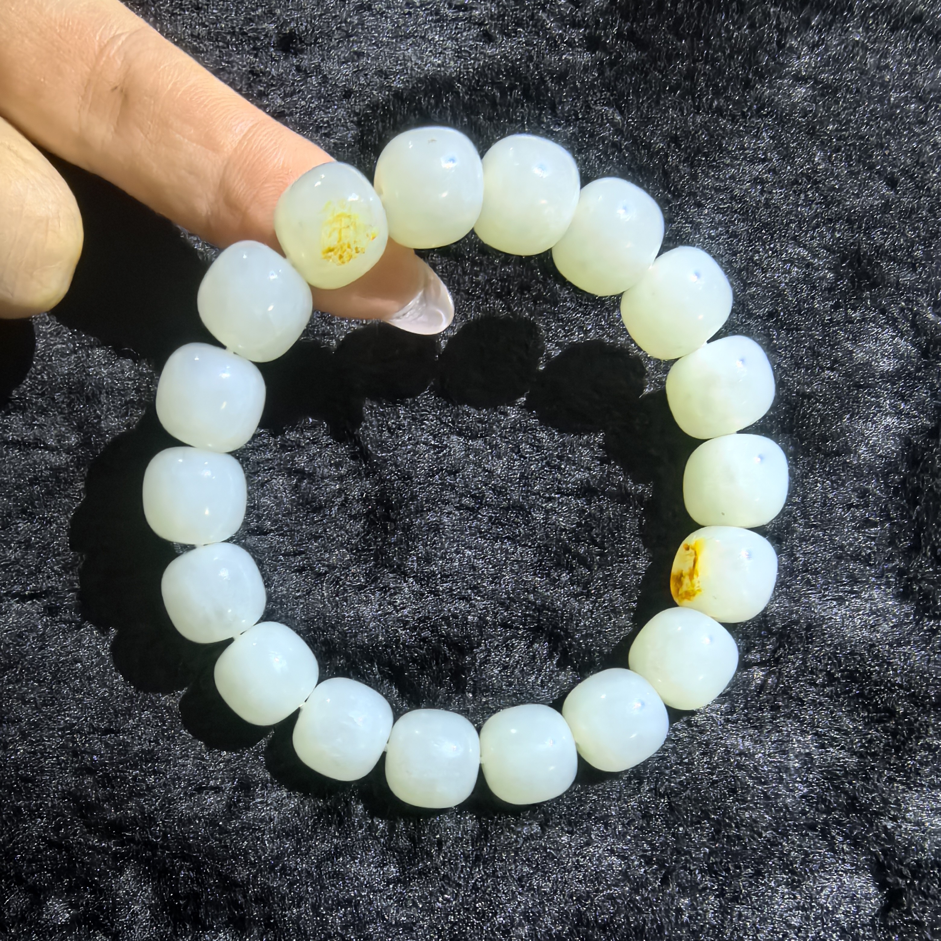 非金属大理石手链 子的老邢手串