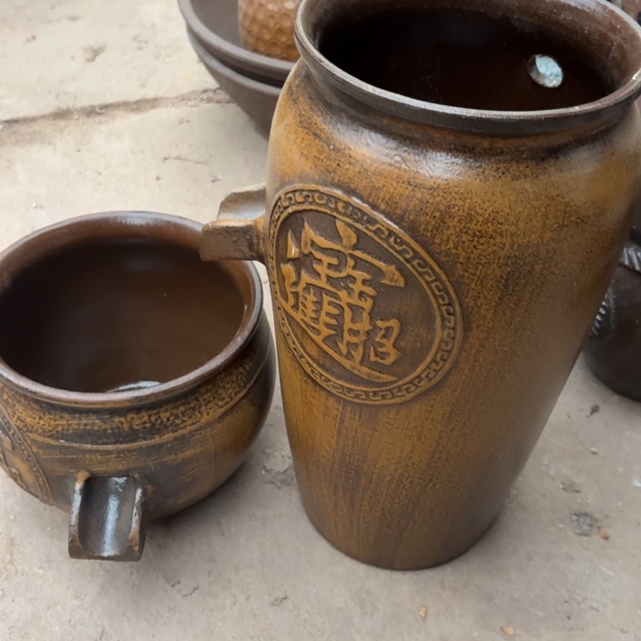 粗陶口径19/39、20/17进水口2.5厘米瑕疵