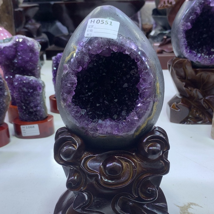 水晶紫水晶未镶嵌0551