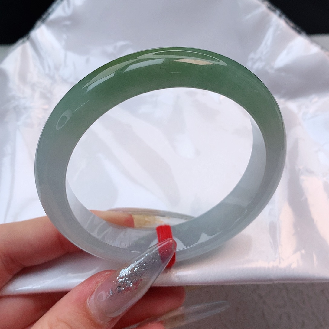 未镶嵌手镯翡翠正圈56