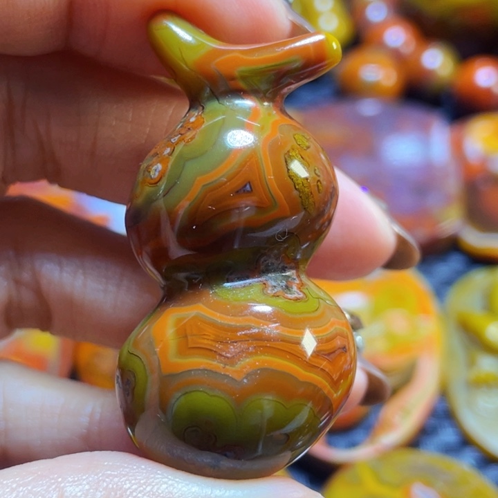 未镶嵌战国红吊坠玛瑙/玉髓