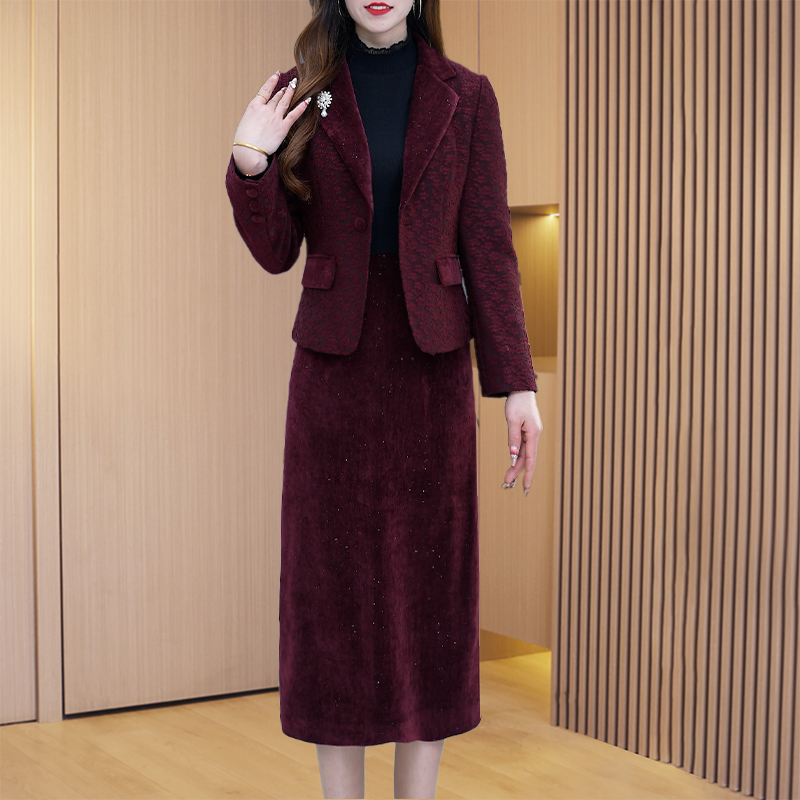 新款优雅新款气质时尚大气休闲收腰套裙23969-LDD